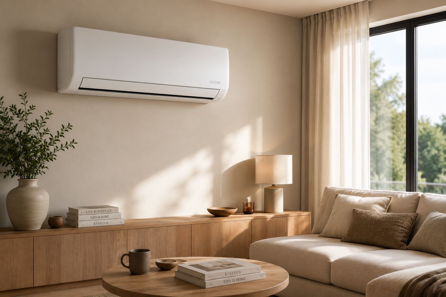 Airco woonkamer